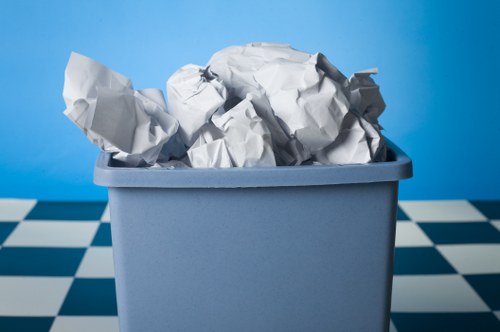 Proper disposal of hazardous materials in Alperton